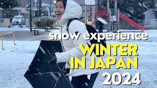 Winter in Japan 2024 | Snow in Chiba