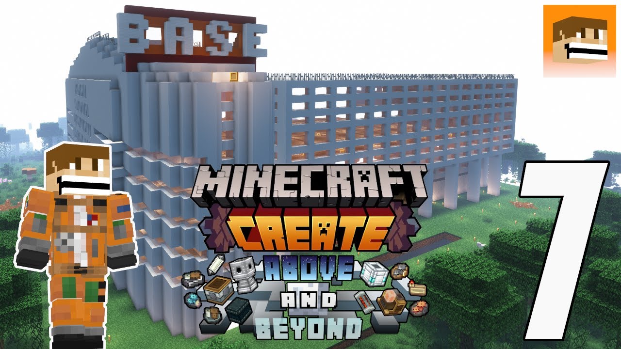 Minecraft Create Above And Beyond Mega BASE - Episode #7 - Modded ...