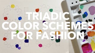 Color Theory for Fashion: Triadic Color Schemes