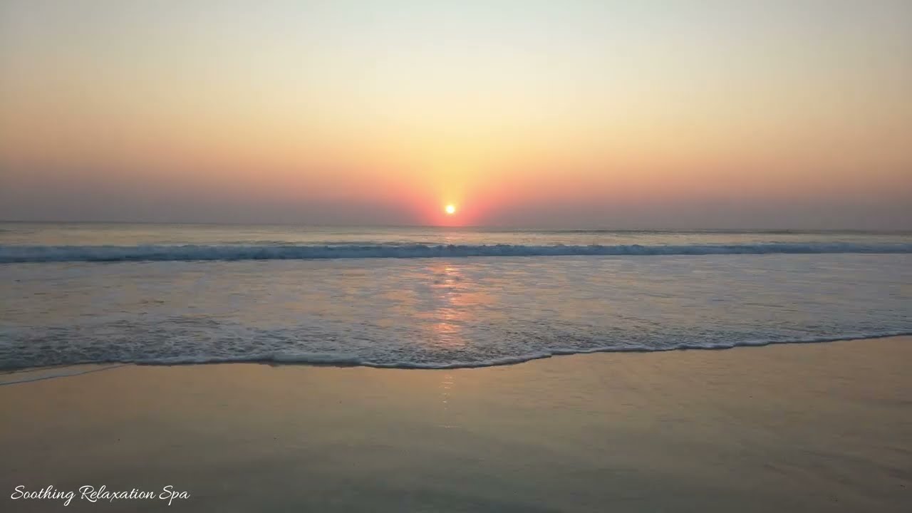 Sea Waves Sunrise Relaxing Sound Youtube Sea Waves Sunrise Relaxing Sound Youtube