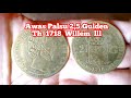 Koin 2½ Gulden Willem 3 Tahun 1718 , Aslikah ❓