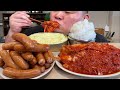 에센뽀드득소세지+매운김치+계란찜+쌀밥 궁합폭탄 먹방 입니다 MUKBANG