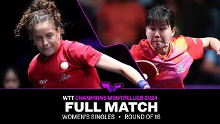 FULL MATCH | Hana Goda vs Chen Xingtong | WS R16 | #WTTMontpellier 2024