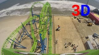 Hydrus front seat on-ride 3D POV @60fps Casino Pier