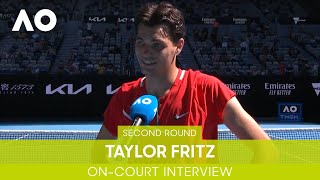 Taylor Fritz On-Court Interview (2R) | Australian Open 2022