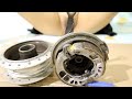 How to repair a broken brake speedometer cluster, instructions for installing motorcycle brake pads