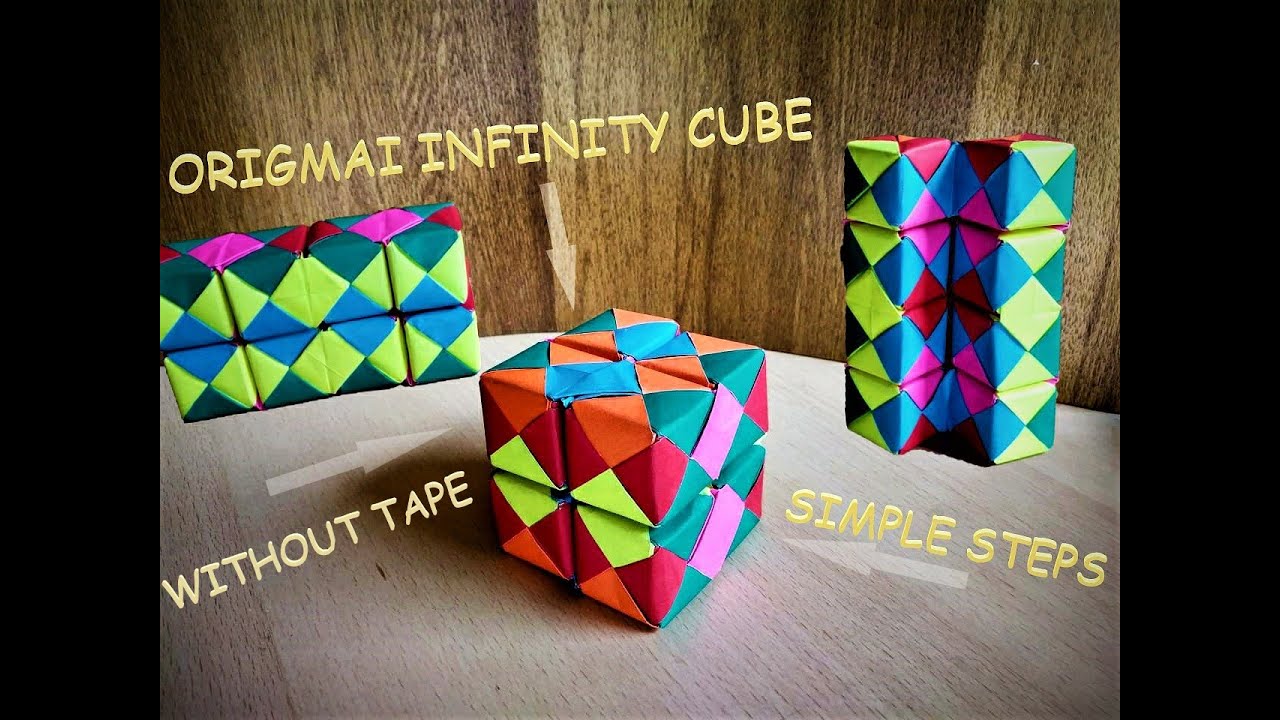 How To Make Infinity Cube Origami Step By Step | Easy Origami ...