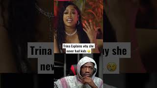 💔 Trina tells Yung Miami on her Podcast why she never had kids #shorts #sad