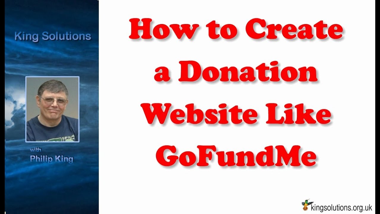 How To Create A Donation Website Like GoFundMe - YouTube