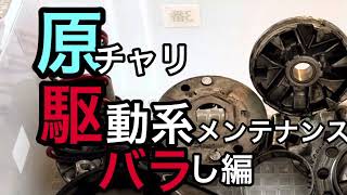 原付スクーター駆動系メンテナンス