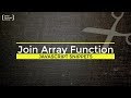 JavaScript join method: How to merge arrays into one value