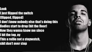 Drake -Nonstop lyrics