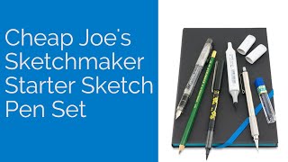 Cheap Joe's 2 Minute Art Tips - Cheap Joe's Sketchmaker Starter Sketch Pen Set