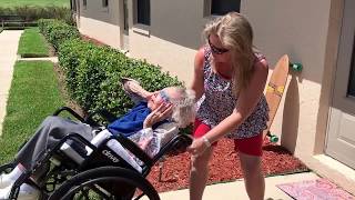 Aunt Edna (101 years old) sees solar eclipse for first time!