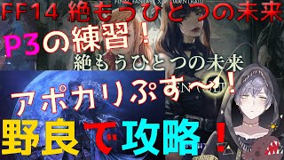 「FF14/音声のみ」 絶エデンの野良練習 #19  P3～アポカリの練習！