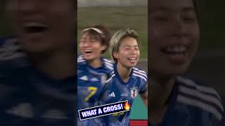 Aoba Fujino completes a GORGEOUS assist 🤩🤩🔥#shorts #Japan #worldcup #HinataMiyazawa