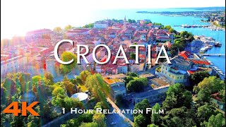 CROATIA 4K 🇭🇷 1 Hour Scenic Nature Relaxation Drone Film