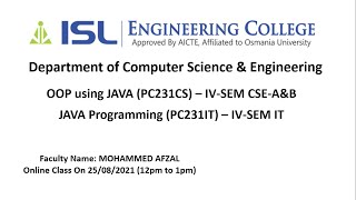 JAVA Session 31 #OU #JNTU #Java Util #String #StringBuffer #StringBuilder #StringTokenizer