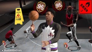 NBA2K19公园-我把最难肝下去的建模升级到95总评。。。