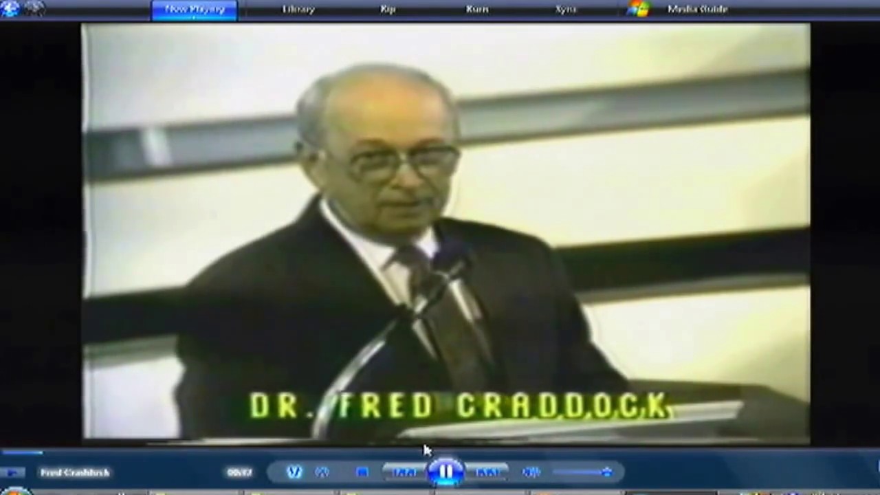 Dr Fred Craddock 1992 Sermon I Had To Best Sermon I Ve Heard Youtube