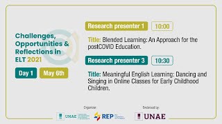 #REP #UNAE The Challenges, Opportunities and Reflections in ELT 2021