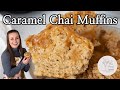 Caramel Chai Muffins | Caramel Cardamom Muffins | The Floral Apron