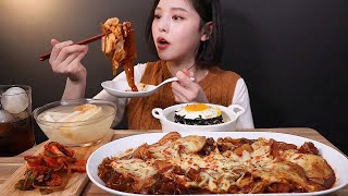 SUB[광고]꾸덕한 치즈에 당면가득 일미리 금계찜닭 먹방 ! (feat.계란밥) 동치미에 총각김치까지 리얼사운드 cheese jjim dak Mukbang ASMR