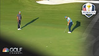 Jon Rahm drains 33-FOOT putt to steal tie for Europe | 2023 Ryder Cup Highlights | Golf Channel