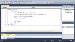 Visual Basic Tutorial 24 Select Case YouTube