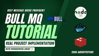 BullMQ Tutorial in Node.js: Step-by-Step with Redis \u0026 Docker | Real Project \u0026 Microservice Usage