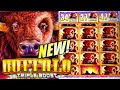 WHOA! NEW! BUFFALO TRIPLE BOOST IS HERE! 🦬 GOT THE TRIPLE FEATURE! Slot Machine (ARISTOCRAT GAMING)