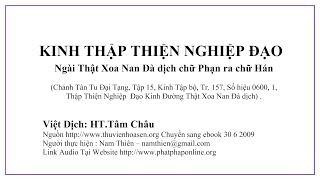 KINH THẬP THIỆN NGHIỆP ĐẠO - VIỆT DỊCH: HT.TÂM CHÂU