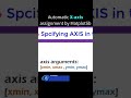 Self X-axis assignment for a plot by Matplotlib in Python #Shorts