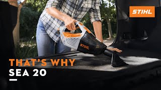 STIHL SEA 20 cordless hand vacuum cleaner – the powerful solution | That's why