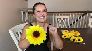 Fake Sunflower Heads: 40pcs Review \u0026 Real-Life Test