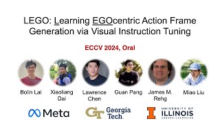 [ECCV2024, Oral] LEGO: Learning Egocentric Action Frame Generation via Visual Instruction Tuning