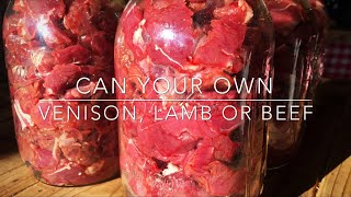 Canning Meat (Super Easy Raw Pack)