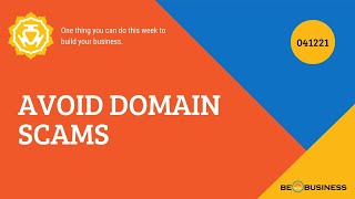 Avoid Domain Slamming Scams