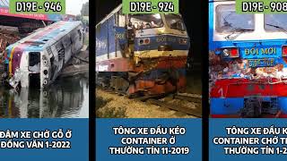 Thống kê một vài đầu máy TÀU HỎA, XE LỬA  bị tai nạn từ trước tới nay