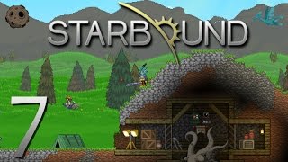 Starbound: Leaving Orbit - 7 - Dash, Double Jump, Morph Ball Tech! Starbound gameplay.