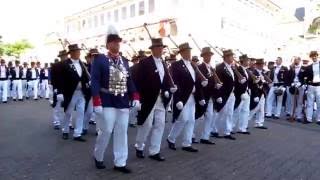 Bürgerschützenfest Neuss Sonntag 2016, Aufmarsch des Regiments (Nr.1)