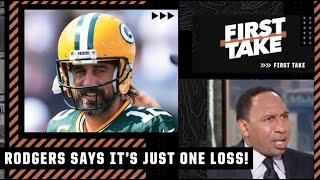 Stephen A. reacts to Aaron Rodgers’ comments on the Packers’ loss to the Saints | First Take