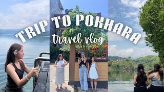 Girls trip to Pokhara 🌺👯‍♀️| Begnas Lake| Fewatal | cafe hopping