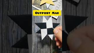 😱 Two-sided Octagonal Paper Dart | How To Make a Paper Ninja Star (Shuriken) - Origami #shorts