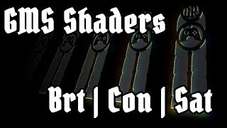 Shader Tutorial for GameMaker 05 - Gamma/Brightness/Contrast/Saturation