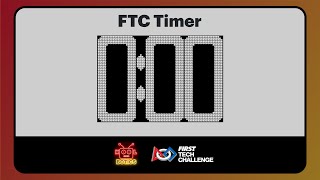 FIRST Tech Challenge (FTC) CENTERSTAGE Match Timer | Light