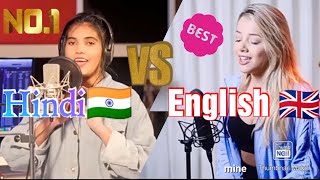 Khairiyat cover Aish Hindi vs Emma Heesters English | cover by Emma & AiSh | female version
