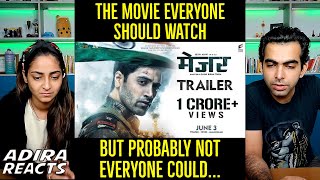 Major Telugu Reaction | Major Telugu Movie Trailer Reaction | Mumbai Terrorist Movie
