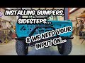 Bumpers Sidesteps and LED Lights - 1966 Ford Bronco Restoration