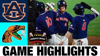 Auburn vs Florida A&M Highlights | NCAA Baseball Highlights | 2024 College Baseb